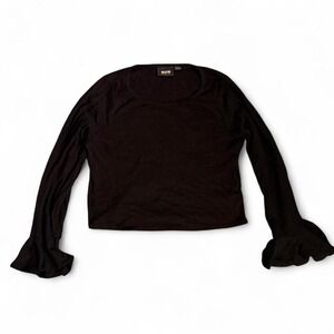 Anthropologie Maeve Flouncy Top with Bell Sleeves